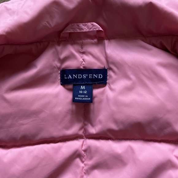 Lands’ End Girl’s Puffer Vest - Picture 4 of 6